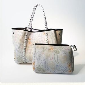 GUY HARVEY X POPUPS BRAND EVERYDAY TOTE TROPICAL TURTLE work, gym, beach, travel